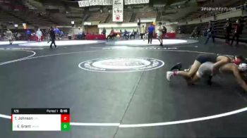 126 lbs 3rd Place Match - Ernest Grant, South High School Wrestling vs Thomas Johnson, California