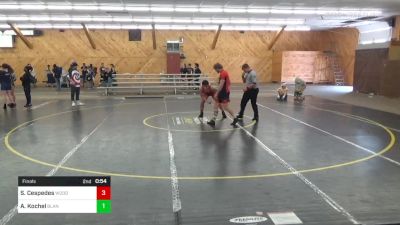 177 lbs Final - Sergio Cespedes, Woodbridge vs Andrew Kochel, Blandon