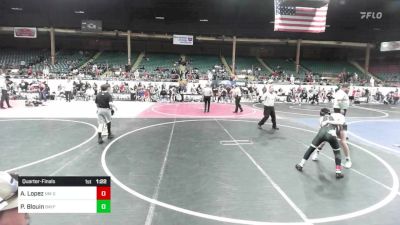 95 lbs Quarterfinal - Andres `Rambo` Lopez, NM Gold vs Payson Blouin, Bayfield