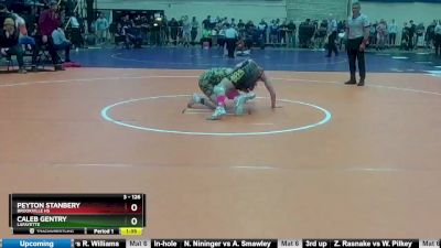 3 - 126 lbs Champ. Round 1 - Peyton Stanbery, Brookville HS vs Caleb Gentry, Lafayette