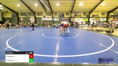 135 lbs Rr Rnd 1 - Otto Martin, Tiger Training Center vs Beau Brown, Willard Youth Wrestling