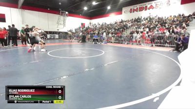 113 lbs Cons. Round 1 - Dylan Carlos, Shadow Hills vs Elias Rodriguez, La Habra