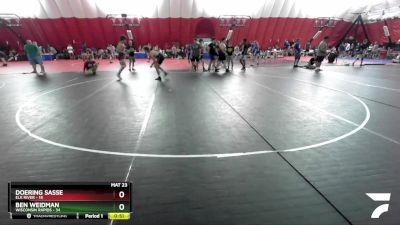 168-170 lbs Round 3 - Doering Sasse, Elk River vs Ben Weidman, Wisconsin Rapids