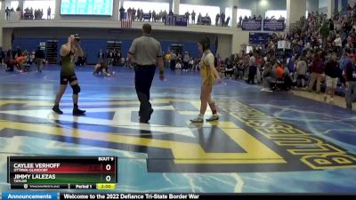 126 lbs Champ. Round 1 - Caylee Verhoff, OTTAWA-GLANDORF vs Jimmy Lalezas, TAYLOR