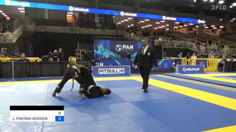JOVAUN FONTAIN WOODEN vs JARIEL DARIO SEVERINO 2024 Pan Jiu Jitsu IBJJF Championship