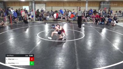 I 75 lbs 3rd Place - Liam Warner, Milan vs Lucas Huntley, Somerville