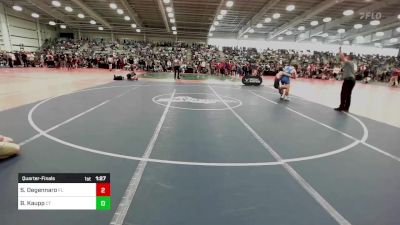 120 lbs Quarterfinal - Sebastian Degennaro, FL vs Brady Kaupp, CT