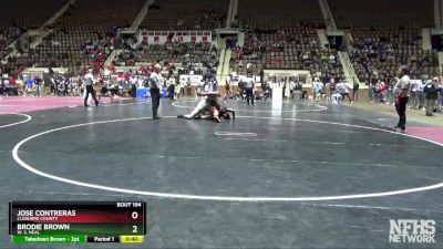 285 lbs Cons. Round 2 - Brodie Brown, W. S. Neal vs Jose Contreras, Cleburne County