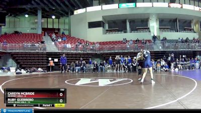 110 lbs Round 5 (8 Team) - Ruby Guerrero, Wood River Girls vs Carsyn McBride, Kearney Girls