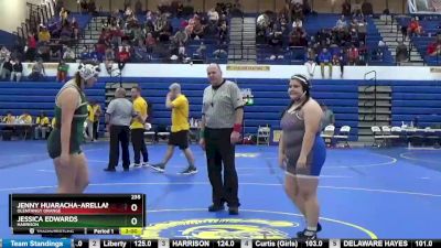 235 lbs Semifinal - Jenny Huaracha-arellanos, OLENTANGY ORANGE vs Jessica Edwards, HARRISON