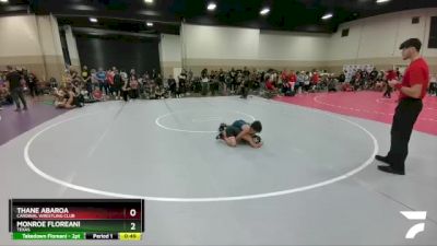 82 lbs Quarterfinal - Thane Abaroa, Cardinal Wrestling Club vs Monroe Floreani, Texas