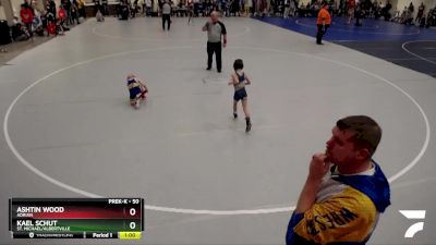 50 lbs Round 5 - Kael Schut, St. Michael/Albertville vs Ashtin Wood, Adrian