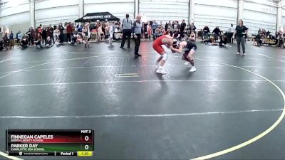 90 lbs Round 3 - Parker Day, Charlotte Sda School vs Finnegan Capeles, North Liberty School