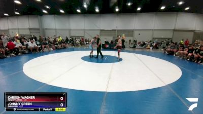 120 lbs Round 1 (8 Team) - Carson Wagner, Pennsylvania vs Johnny Green, Ohio Gray