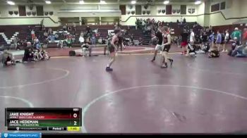 16U-4 lbs Rr1 - Jace Hedeman, Immortal Athletics WC vs Jake Knight, Sebolt Wrestling Academy