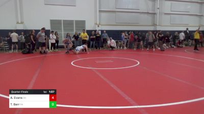 171-C lbs Quarterfinal - Andersen Evans, OH vs Teagan Barr, PA