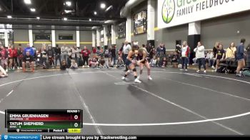 130 lbs Round 1 (6 Team) - Tatum Shepherd, BVWC vs Emma Gruenhagen, Wisconsin