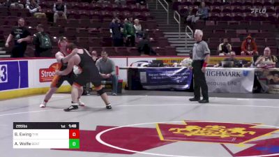 285 lbs Round Of 16 - Braden Ewing, Tyrone vs Andrew Wolfe, Benton