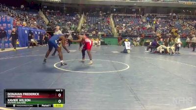 3A 220 lbs Cons. Round 3 - Xavier Wilson, Eastern Guilford vs Donavan Frederick, Seventy-First