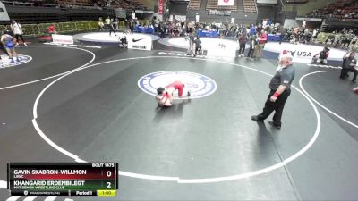 117 lbs Semifinal - Khangarid Erdembilegt, Mat Demon Wrestling Club vs Gavin Skadron-Willmon, LAWC