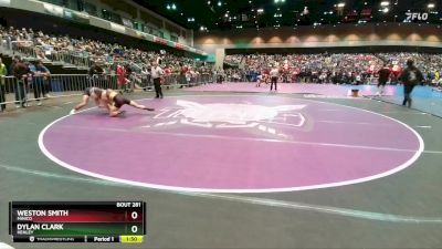 132 lbs Champ. Round 1 - Weston Smith, Minico vs Dylan Clark, Henley