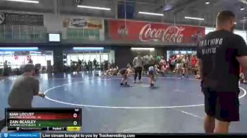 90 lbs Round 4 (10 Team) - Zain Beasley, Alabama Elite Black&nbsp; vs Kiah Locust, Backyard Brawlers