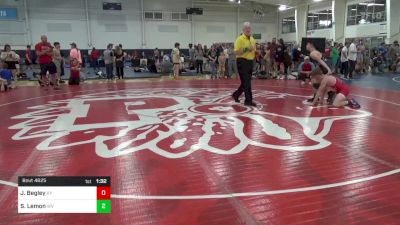 145-C lbs Consi Of 16 #2 - Jeremy Begley, KY vs Sebastian Lemon, WV