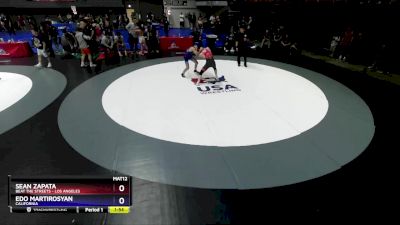 120 lbs Cons. Round 5 - Sean Zapata, Beat The Streets - Los Angeles vs Edo Martirosyan, California