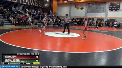 BN-5 lbs Cons. Semi - Keaton Schmid, Benton Community Wrestling Clu vs Jonny Keen, Marion Wolves