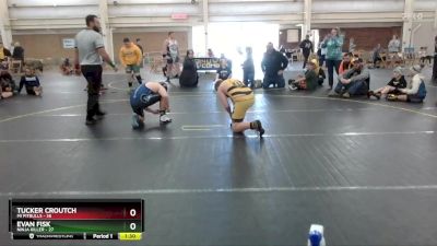 135 lbs Round 4 (6 Team) - Tucker Croutch, Mi Pitbulls vs Evan Fisk, Ninja Killer