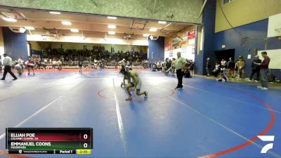 113 lbs Quarterfinal - Elijah Poe, Calvary Chapel SA vs Emmanuel Coons, Moorpark