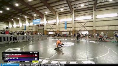 84-91 lbs Round 3 - Kamekona Chang, Hawaii vs Easton Suter, Utah