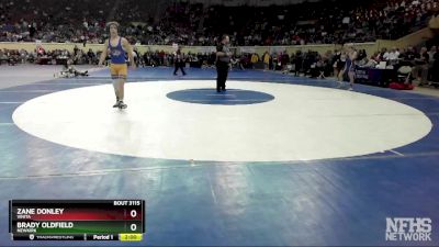 3A-113 lbs Semifinal - Zane Donley, Vinita vs Brady Oldfield, Newkirk