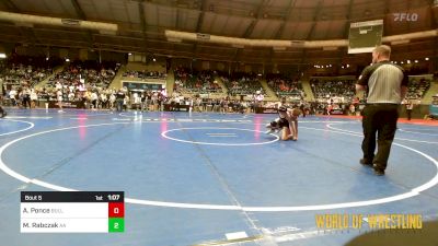 84 lbs Round Of 64 - Alexander Ponce, Bulldog Premier Wrestling Club vs Maddux Rabczak, Alber Athletics