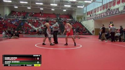 285 lbs Round 6 - Kaden Barnes, Graham vs Gabe Davies, Parkersburg HS