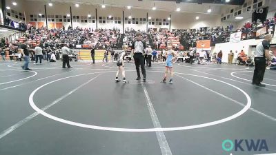 64 lbs Final - Kace Moore, Collinsville Cardinal Youth Wrestling vs Connor Suskey, Team Tulsa Wrestling Club