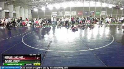 67 lbs Cons. Round 3 - Tucker Wilson, Salem Elite Mat Club vs Jackson Maynard, Sanderson Wrestling Academy