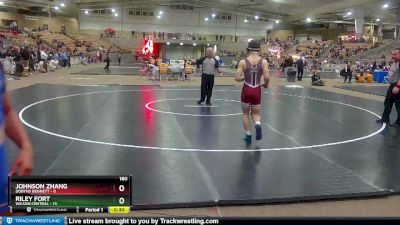 160 lbs Quarterfinals (8 Team) - Camron Isabel, Wilson Central vs Max Norman, Dobyns Bennett