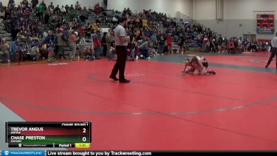 113 lbs Champ. Round 1 - Trevor Angus, Uintah vs Chase Preston, Hayden