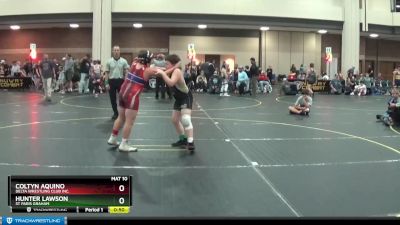 Round 4 - Hunter Lawson, St Paris Graham vs Coltyn Aquino, Delta Wrestling Club Inc.