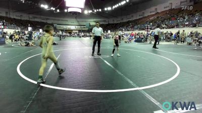 55 lbs Consi Of 4 - Brantlee Coffey, Wagoner Takedown Club vs Gavin Sparks, Salina Wrestling Club