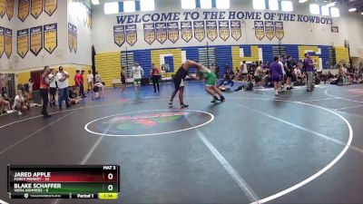 285 lbs Champ Round 1 (16 Team) - Blake Schaffer, Viera Hammers vs Jared Apple, Funky Monkey