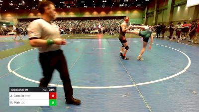 157 lbs Consi Of 32 #1 - Joshua Camillo, Sprague vs Robbie Mair, La Costa Canyon