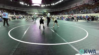 Consolation - Silas Burr, Jenks Trojan Wrestling Club vs BLAISE WOODS, Murray County Takedown Club