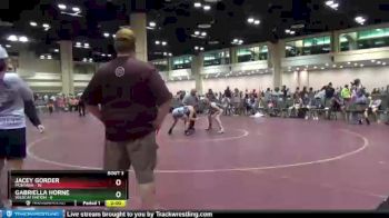 126 lbs Round 1 (10 Team) - Gabriella Horne, Wildcat Nation vs Jacey Gorder, Montana