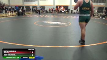 215 lbs Cons. Semi - Austin Raue, Cedar Rapids Kennedy vs Nick Milburn, Newton