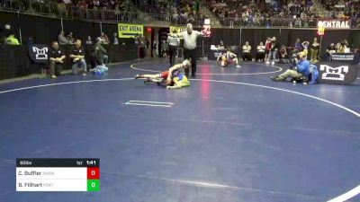 80 lbs Round Of 16 - Cole Buffler, Owen J Roberts vs Brennan Fillhart, Port Allegany