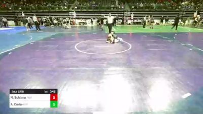 80 lbs Final - Nicky Schiano, Yale Street vs Anthony Curlo, Buxton