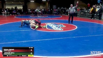 1A-165 lbs Quarterfinal - Jamaze Hall, Elbert County vs Sean Crews, Social Circle