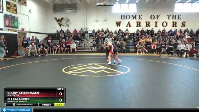 160 lbs Semifinal - Brody Sternhagen, HLV, Victor vs Eli Kalainoff, Nashua-Plainfield